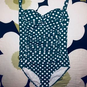 NWOT Size 10 Polka Dot Swim Suit